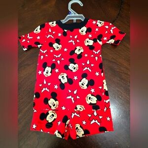Red Mickey Mouse Pajama Set. New With No Tags